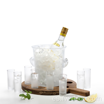 Bandeja de 8 vasos de chupas de hielo